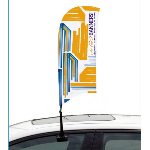 Car Bowflag® Concave Double Sided Graphics Only QTY: 25