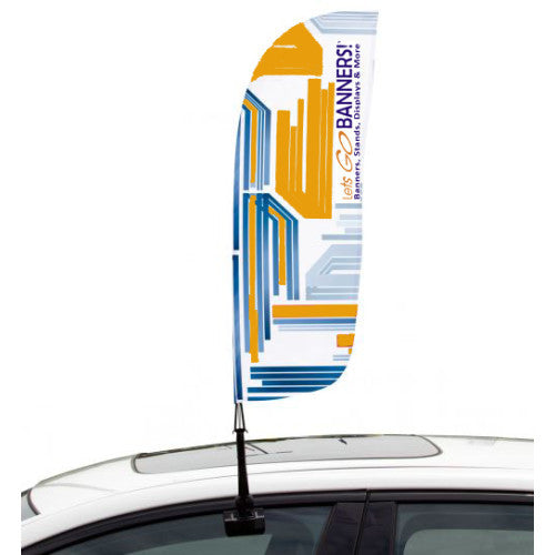 Car Bowflag® Convex Double Sided Graphics Only QTY: 25