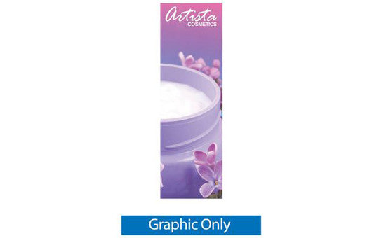 Double Step Graphic Only for 24 inch wide by 74 inch H double sided banner stand
