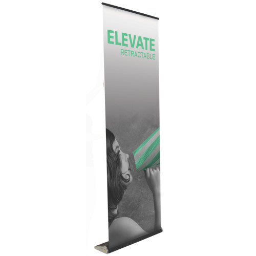 ELEVATE 33.25" W by 95.25" H Single Sided Retractable Banner Stand