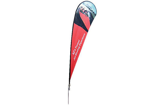 Teardrop Extra Large Outdoor Banner Single Sided Graphic Package (graphic and stand)