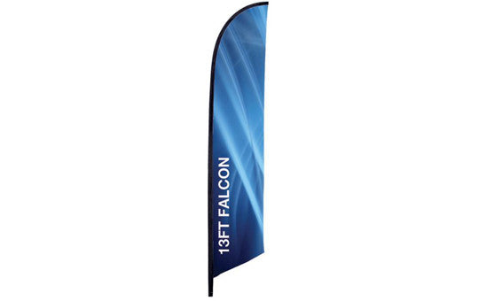 Falcon Flag 13 Foot Single Sided Flag Only no stand