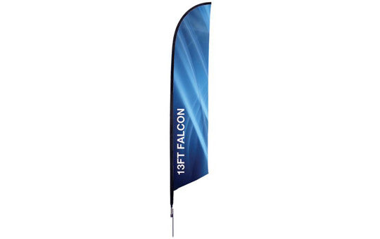 Falcon Flag 13 Foot Single Sided Flag and Stand Combo