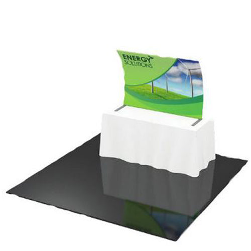 Formulate Table Top Display 62” wide X 44.3” tall with Front Legs