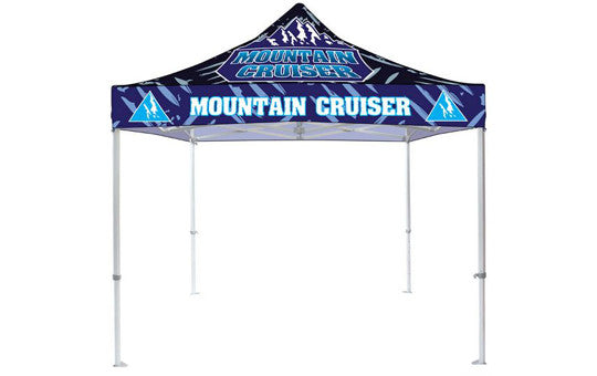 custom canopy tents 10x10 10 Foot Full Color Impression Custom Canopy Tents Heavy Duty Frame Top