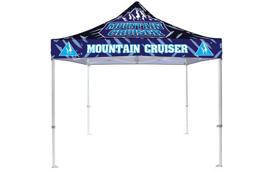 10 Foot Full Color Impression Custom Canopy Tents Heavy Duty Frame Top and Frame Combo