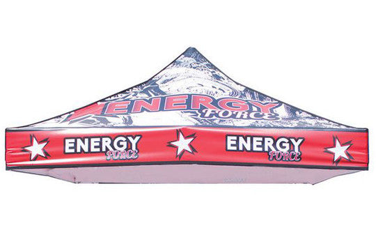 Full Color Print 10 Foot Custom Canopy Pop Up Tent Top Only