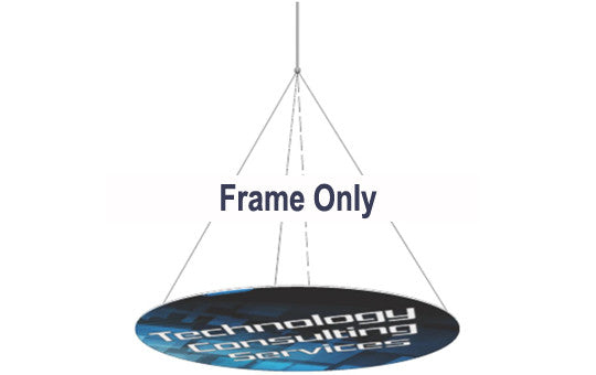 12 Foot Horizontal Disc Hanging Banner Display Frame Only