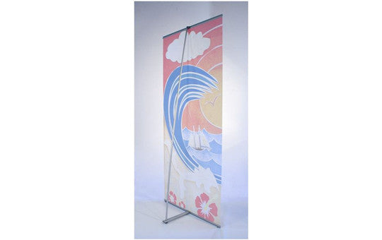 L Banner Stand 36 inch by 83 inch