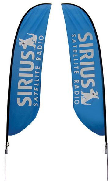 Feather Banner Large Double Sided Graphic Package