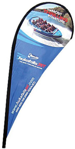 Teardrop Large Outdoor Banner Single Sided (graphic only- no stand)