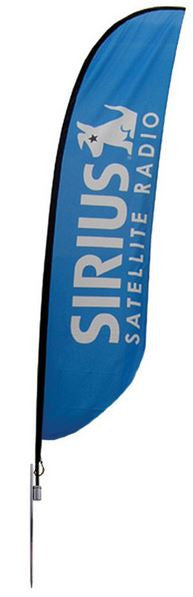 Feather Banner Large Single Sided Graphic Package