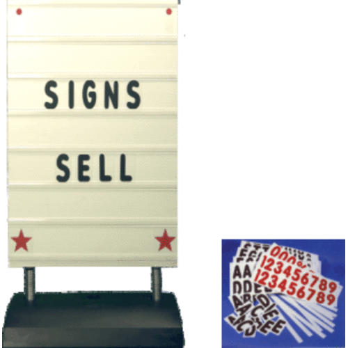 Letter Man Outdoor / Indoor Sign Display