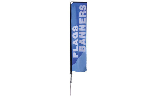 Mamba Small 13.5 Foot Single Sided Flag and Stand Combo