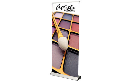 Maui Retractable Banner Stand 33.5" W by 69", 80" or 92" H