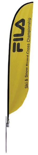 Feather Banner Medium Single Sided Graphic Package