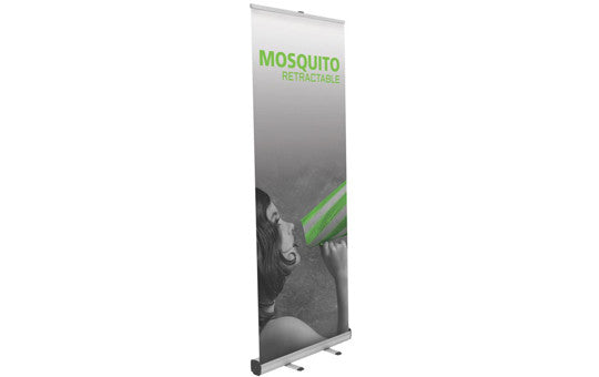 Mosquito 31.5” W by 78.5” H Retractable Banner Stand