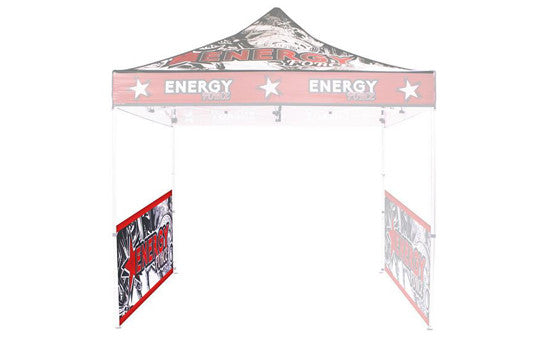 Single Sided 1 Half Side Wall Full Color For 10 Foot Custom Canopy Pop Up Tent Graphic Only