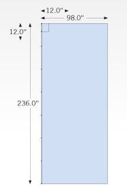 Portrait Pole Flags Layout Template