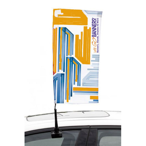 Car Bowflag® Rectangular Double Sided Graphics Only QTY: 10