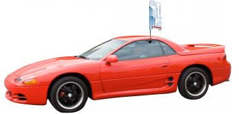 Looks awesome displaying from your car or truck!