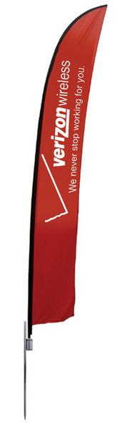 Feather Banner Extra Large Single Sided Graphic Package