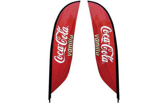 Feather Banner Small Double Sided (no stand or base)