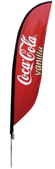 Feather Banner Small Single Sided Graphic Package