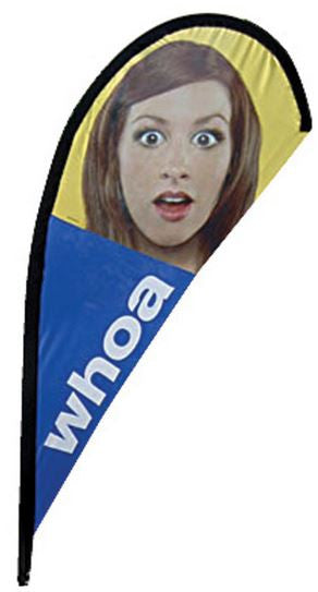 Teardrop Small Outdoor Banner Single Sided (graphic only- no stand)