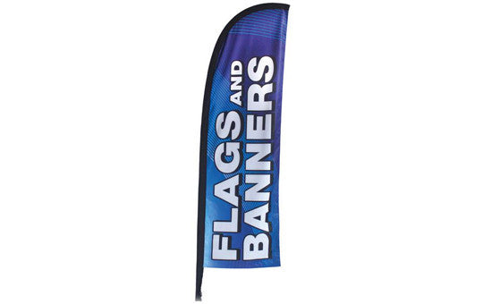 Store Front Flag Display Single Sided Graphic Only