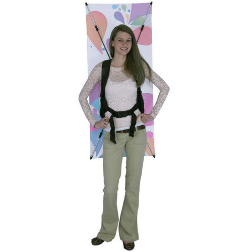 Backpack Walking Billboard Single Sided Graphic and Backpack Combo