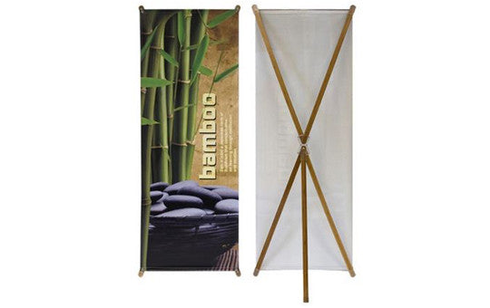 Zen Bamboo Banner Stand 27.5" by 69"