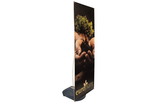 Zeppy 27.5” by 69” Outdoor Banner Stand Display Graphic and Frame Combo